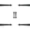Dura-Lift Premium Ultra-Life Magnetic Decorative Carriage-Style Garage Door Hardware (4 Hinges, 2 Handles) DLADMH - alternate 1